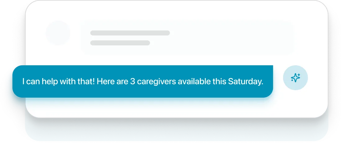 AI assistant chat interface
